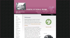 Desktop Screenshot of fertigfuneralhome.com